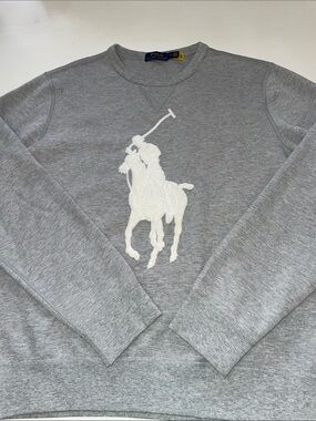 Polo Ralph Lauren Big Pony Chenille Embroidered sweatshirt size medium
